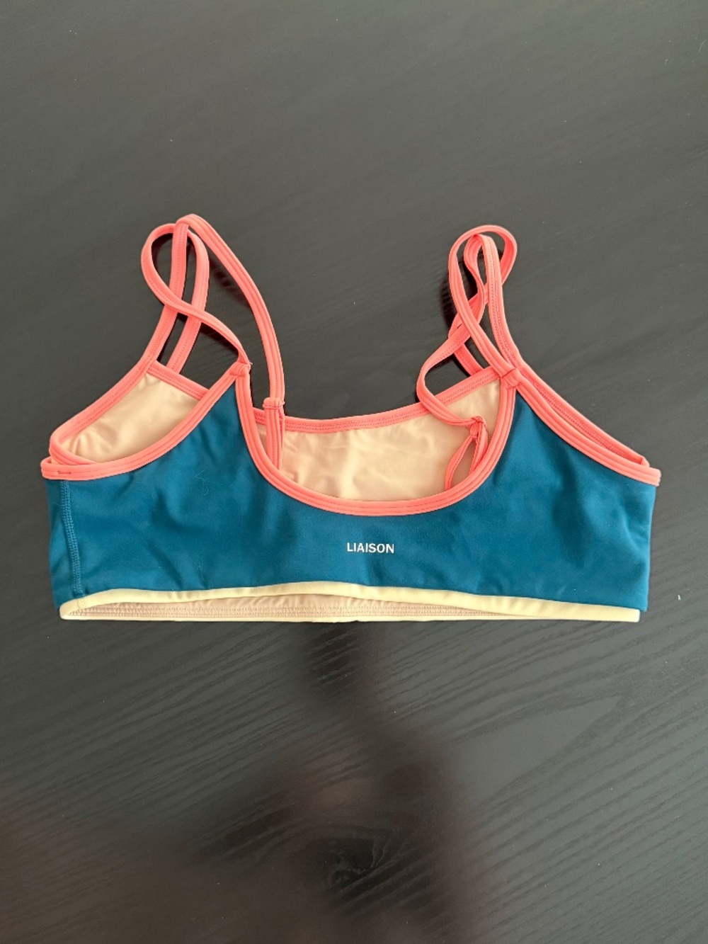 Liaison the Label Multi-Color Double Layer Scoop Bra